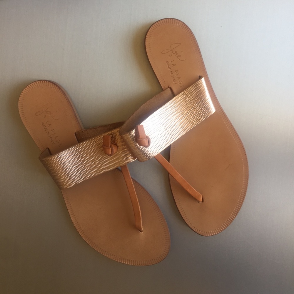Joie a la place sandals, rose gold