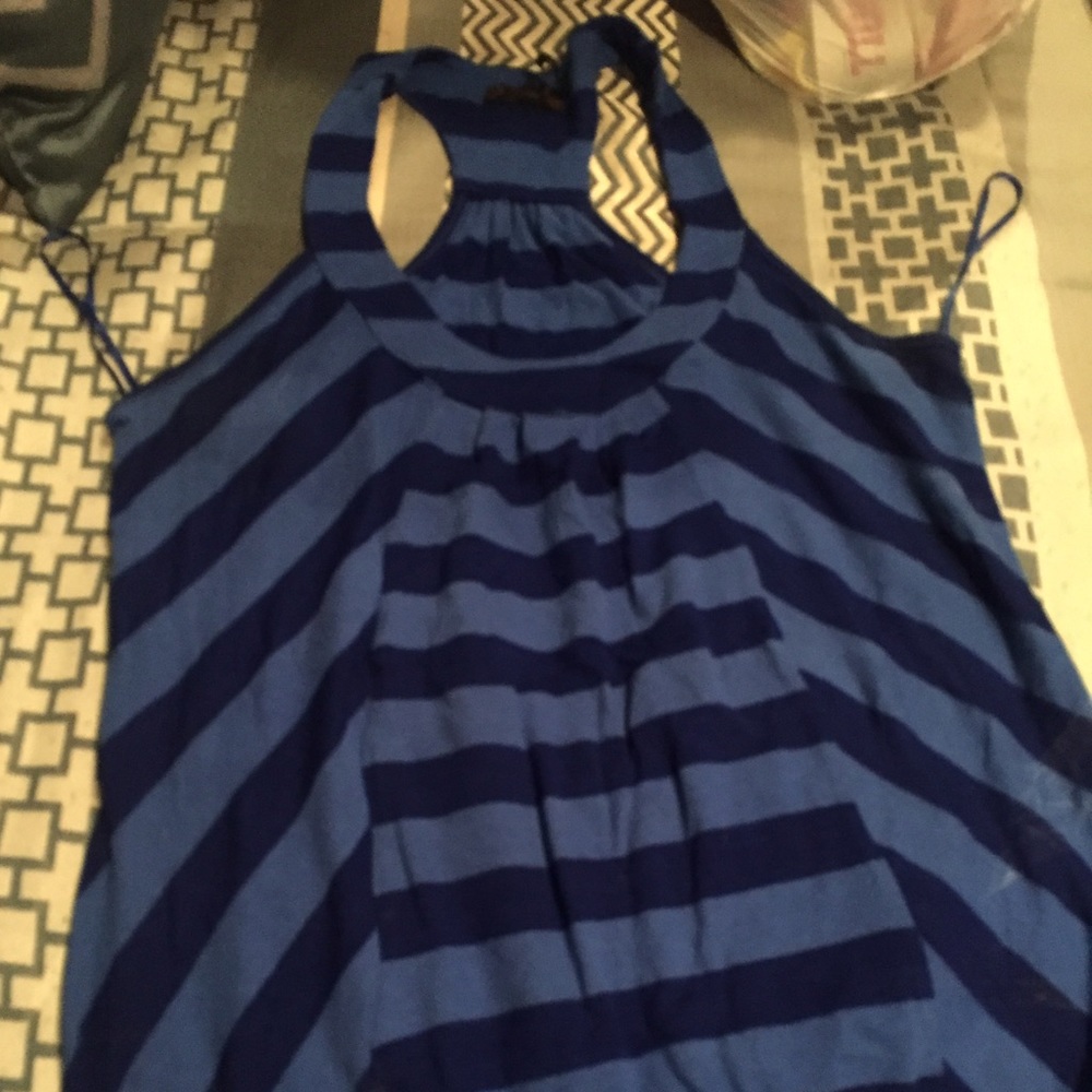 Stripe tank top.