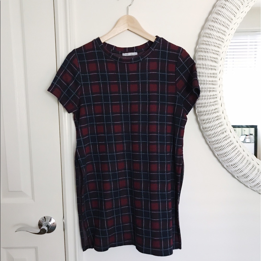 Zara Plaid T-Shirt