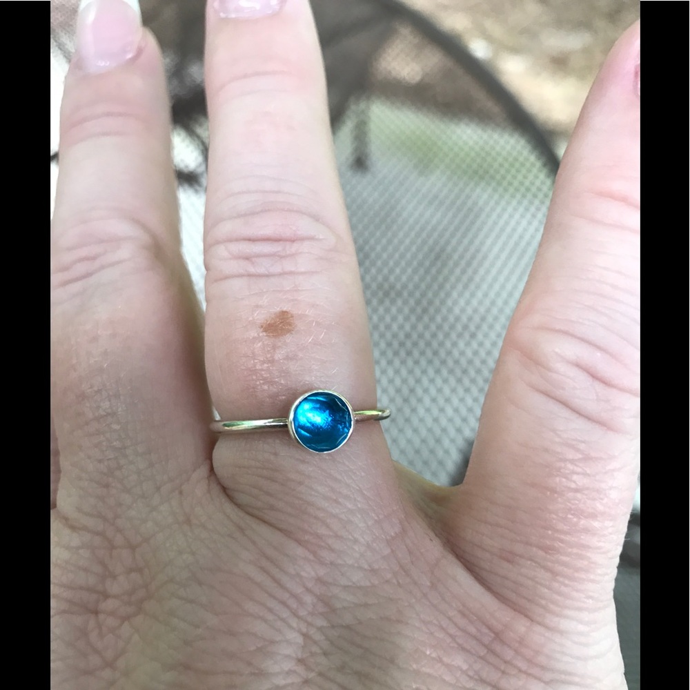 Pandora Droplet Birthstone Ring.