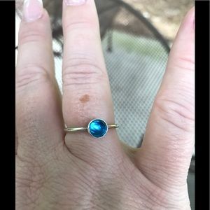 Pandora Droplet Birthstone Ring.