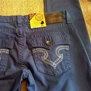 Royal blue Big Star skinnys