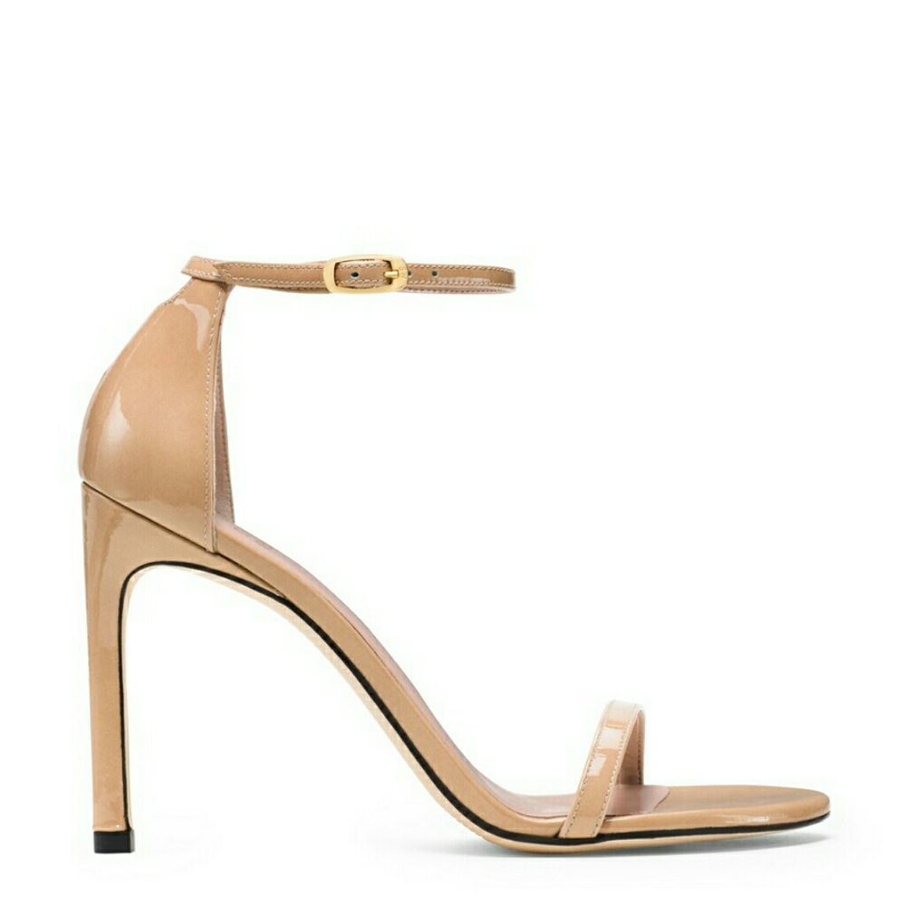 Stuart Weitzman💥Nudistsong NUDE Leather Sandals