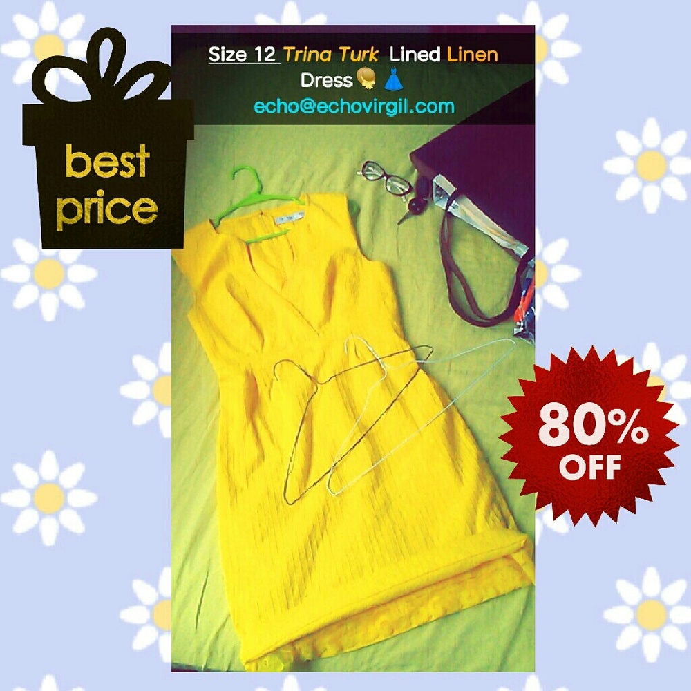 Trina Turk Linen Dress