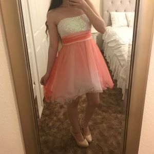 Speechless Sequin Pink Homecoming Formal Tulle Dress