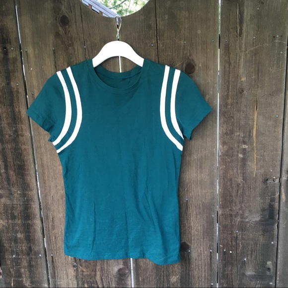 True Teal Retro Tee - Picture 3 of 3