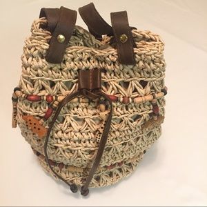 Naturalizer Straw Handbag