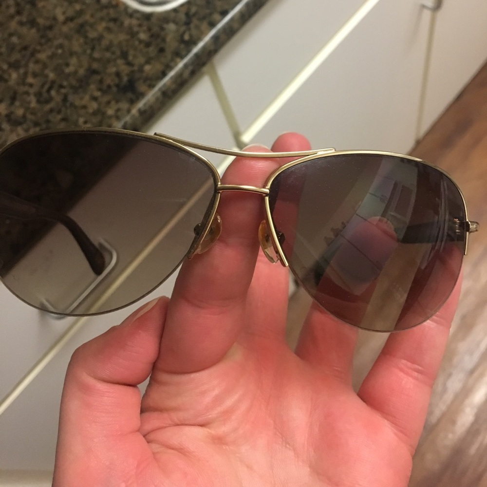 Diane Von Furstenberg aviator sunglasses