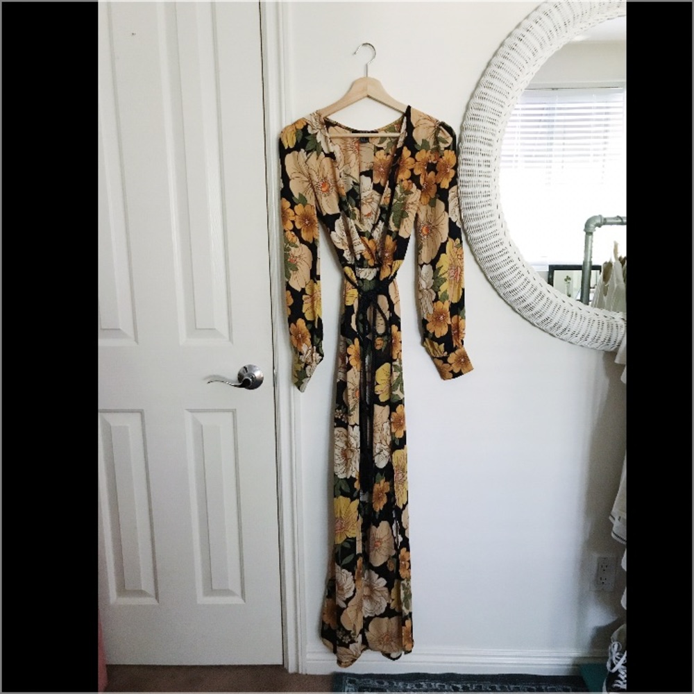 Tropical Floral Long Dress