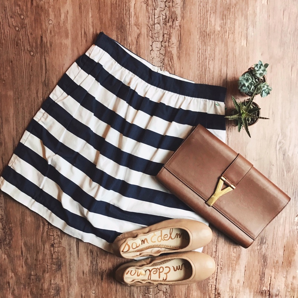 Alice + Olivia striped skirt