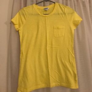 Old Navy Yellow Crew Neck T