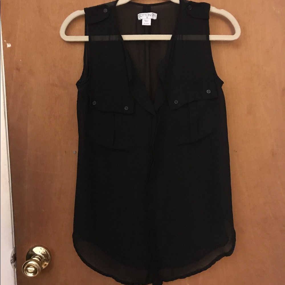 BUNDLE ONLY: Sheer cotton on top