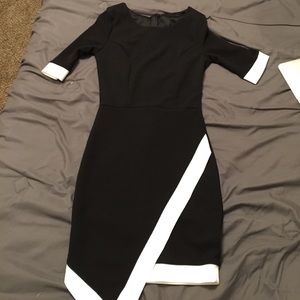 Black and white dress