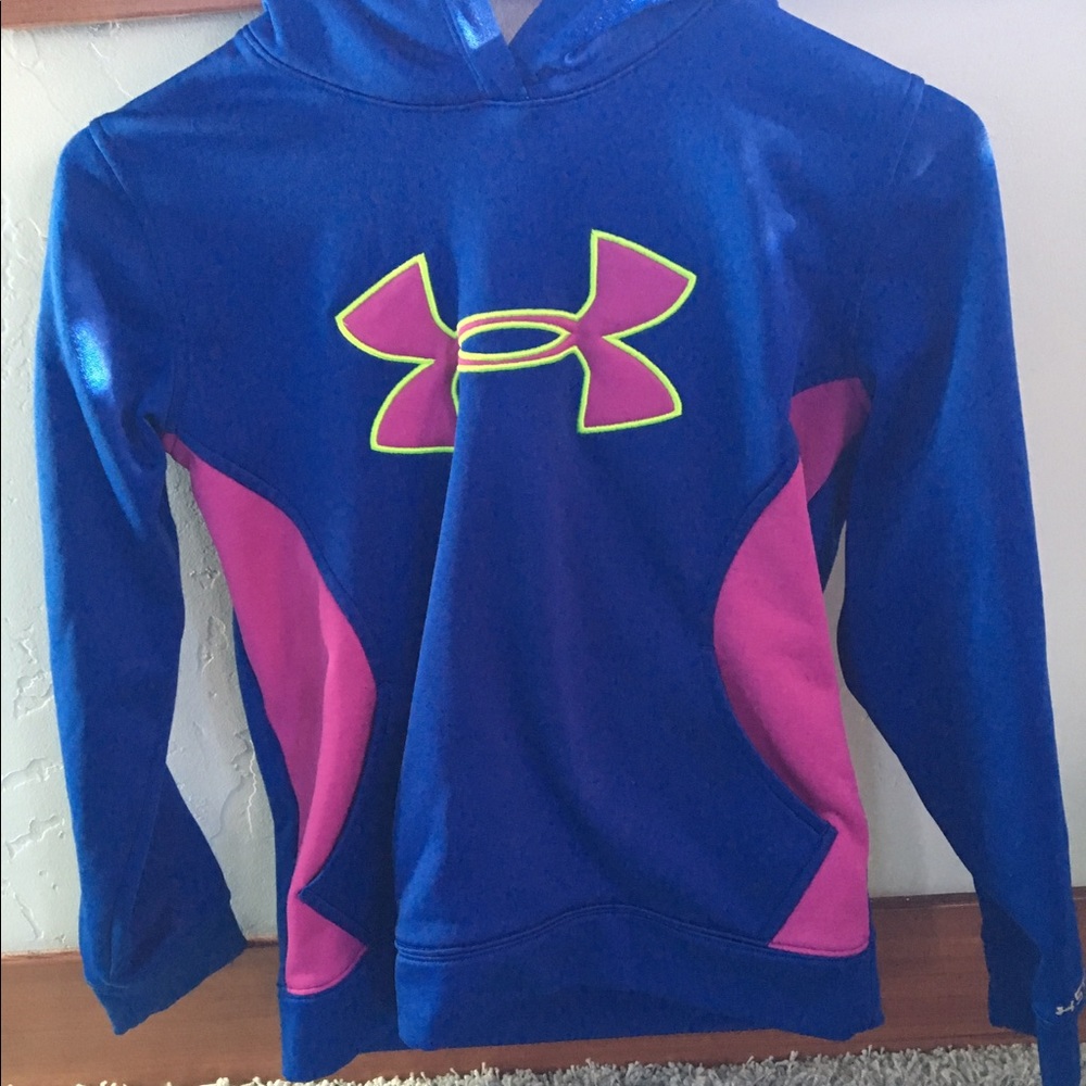 Blue and Purple Under Armour Sweatshirt