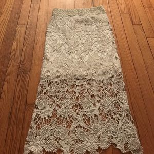 Crochet skirt