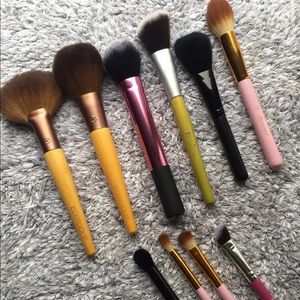 10pc makeup brushes