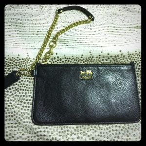 Black Coach Wristlet