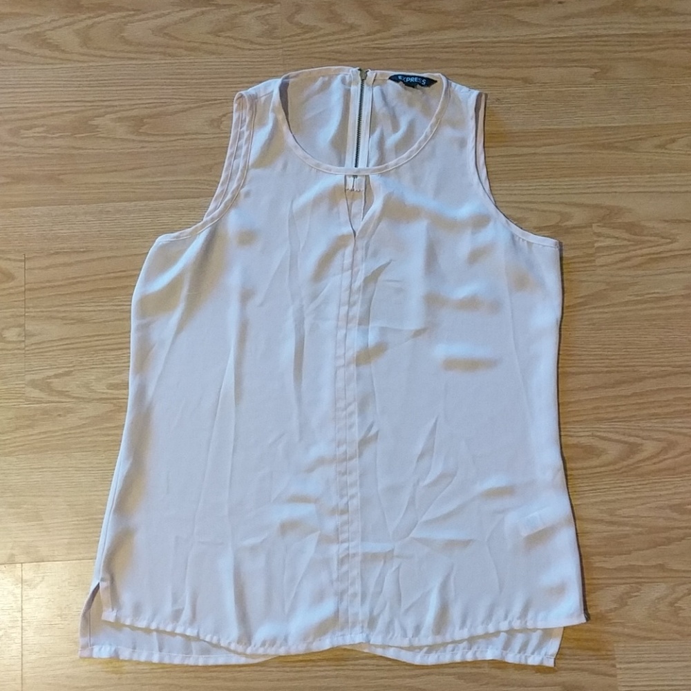 Express Key Hole Sleeveless Blouse