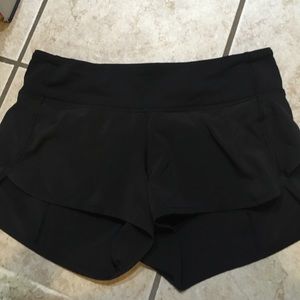 NWOT Lululemon speed shorts