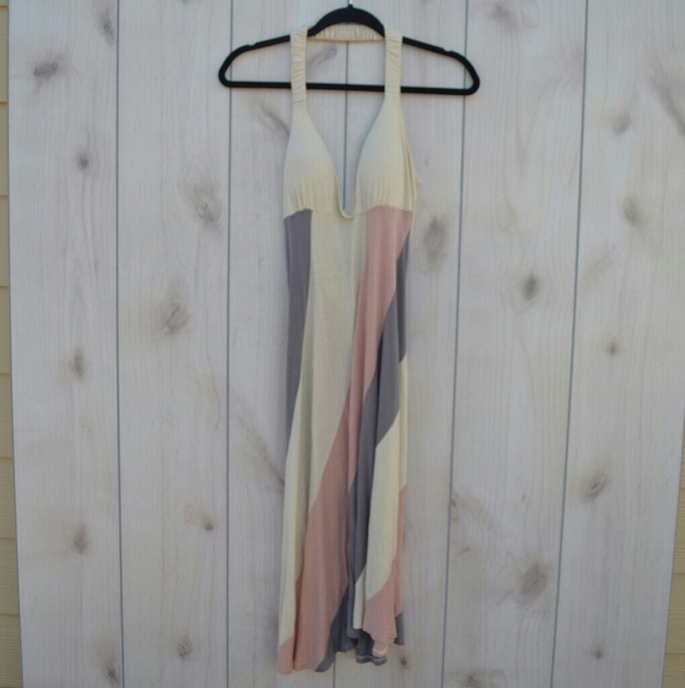Plunging "Neapolitan" Dress