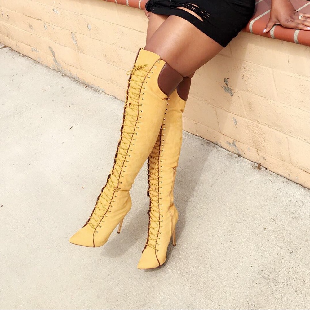 Million Thigh High Boots - Picture 3 of 3