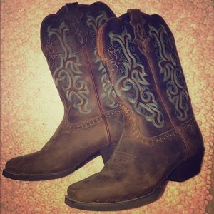 Justin Ladies Western Boots Apache Sorrel