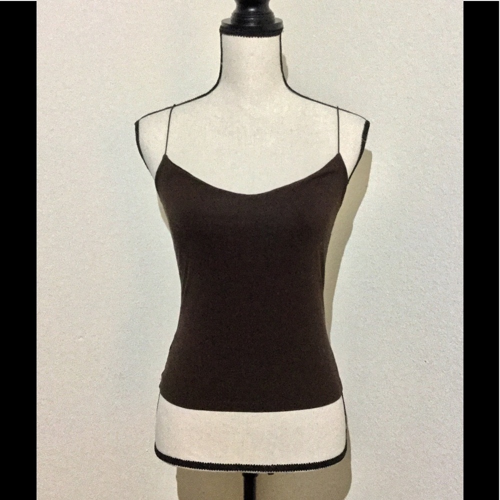 🔥SUPER SEXY Zara Brown Spaghetti Strap Top 🔥