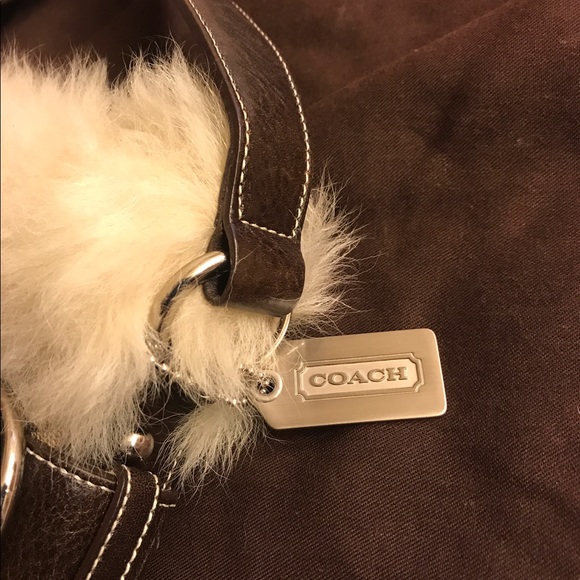 Authentic Coach Purse (With Fur) - Picture 3 of 3