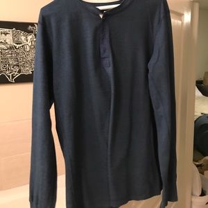 Rag and Bone Long Sleeve Henley Shirt