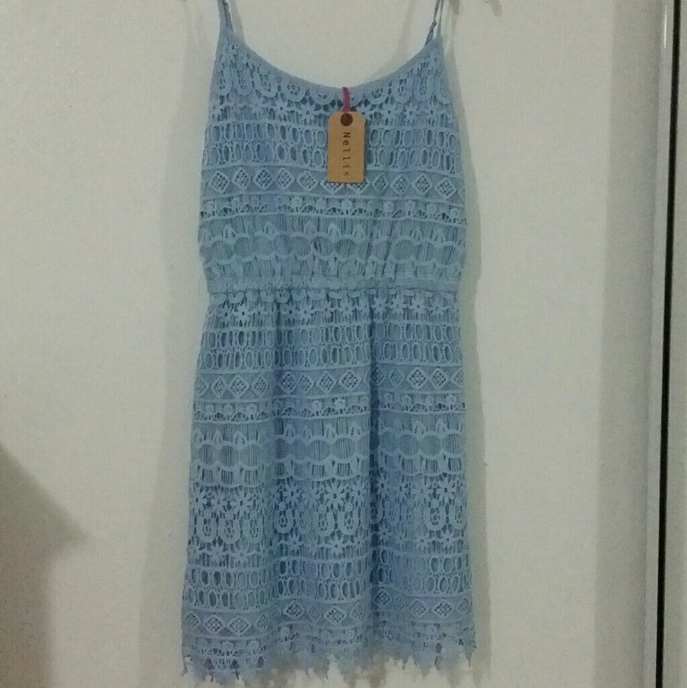 Blue dress