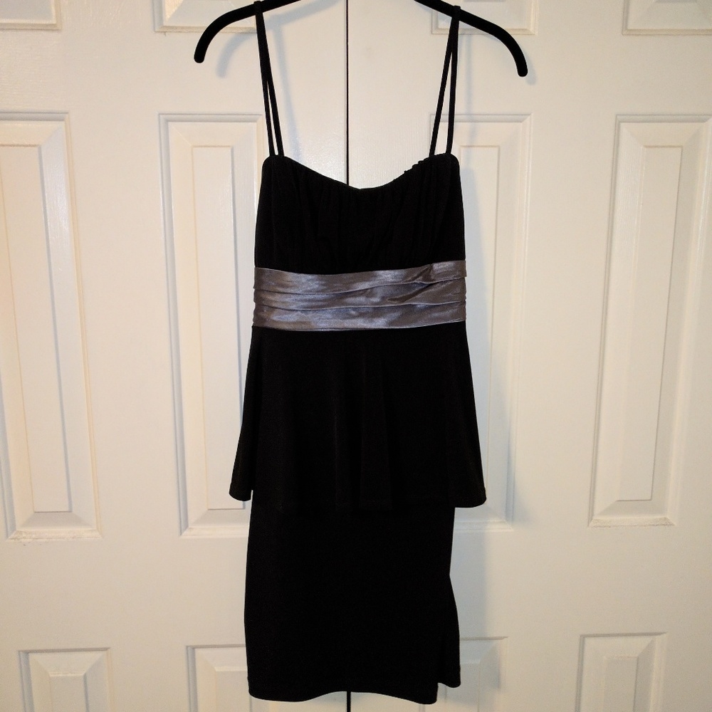 Large City Triangles 2-Layer Mini Dress