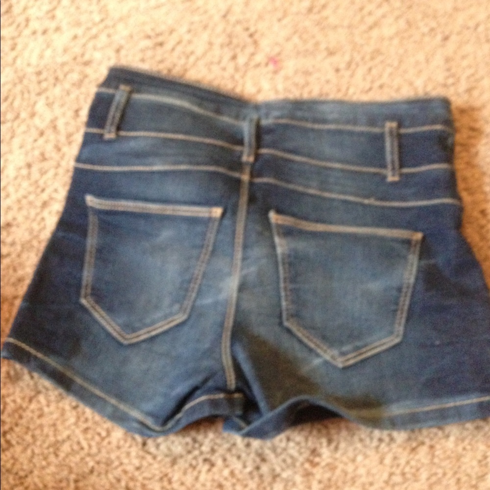 Charlotte Russe High Waisted Denim Shorts