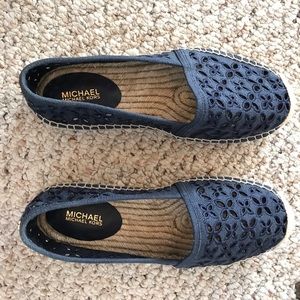 Michael Kors espadrilles Darcy Slip Navy Blue NWT