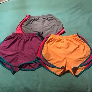 3 pairs of women's Nike shorts