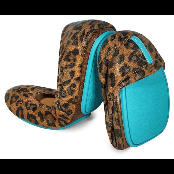 Tieks Shoes - Tieks leopard print flats.