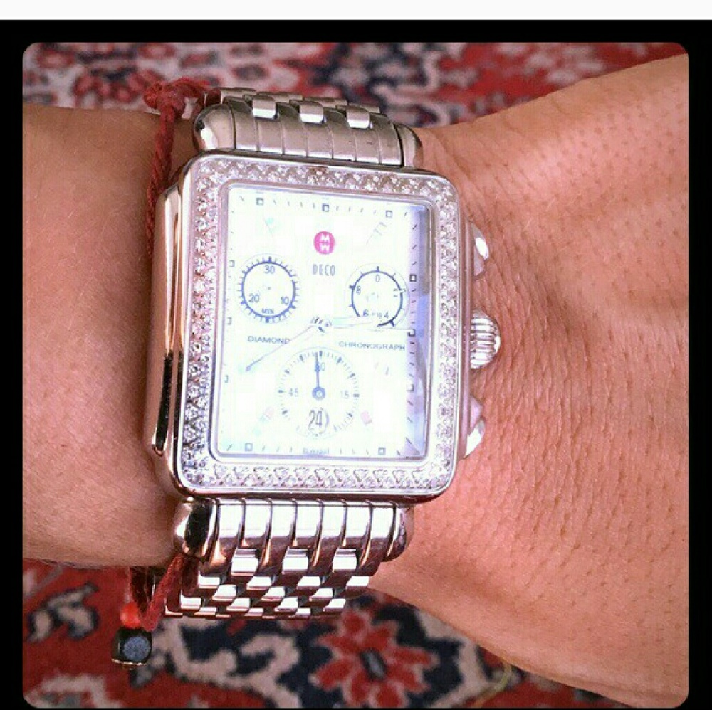 Michele Women's Diamond Deco Watch