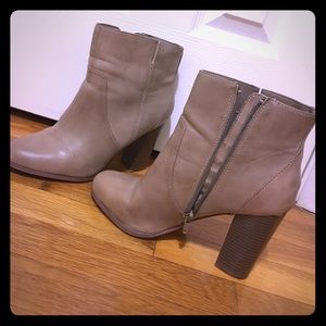 WORN ONCE Tan Booties