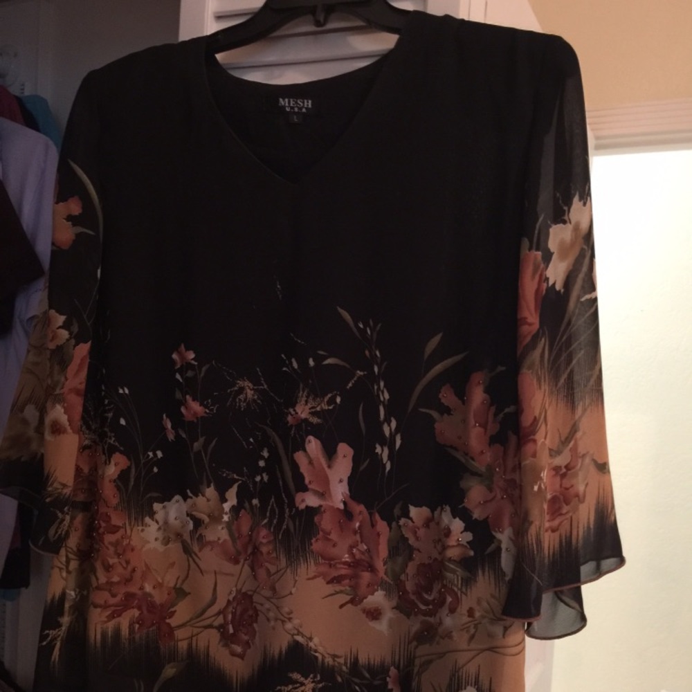 Mesh blouse
