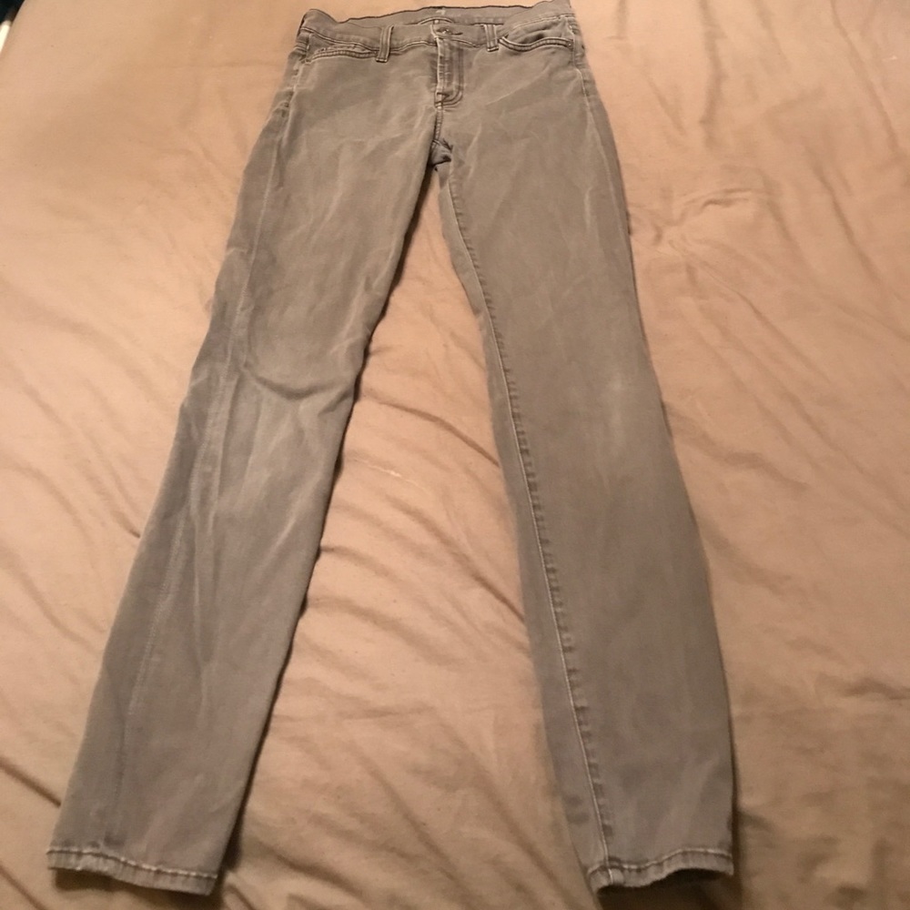 7 for all mankind grey skinnies