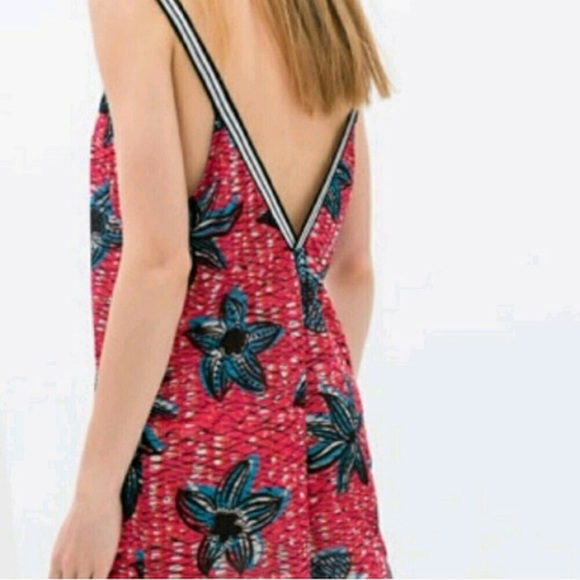 Zara Zara Floral Tropical V Neck Romper from ! kate's closet on Poshmark
