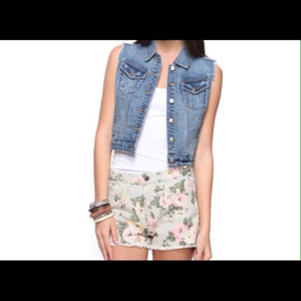 Forever 21 denim vest
