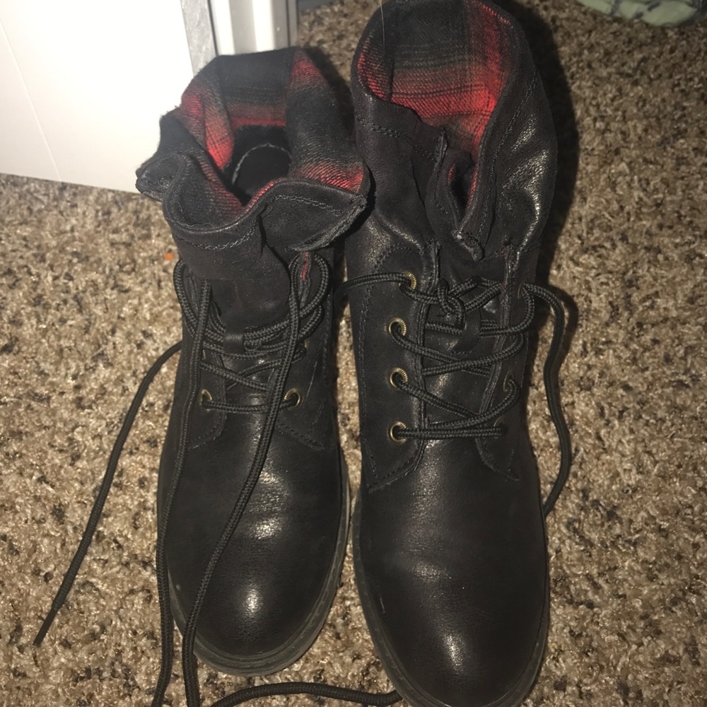 black boots