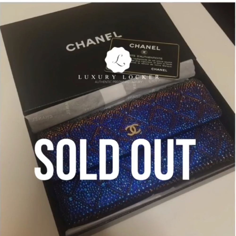 CHANEL STRASS WALLET CLUTCH AMAZING!!!!