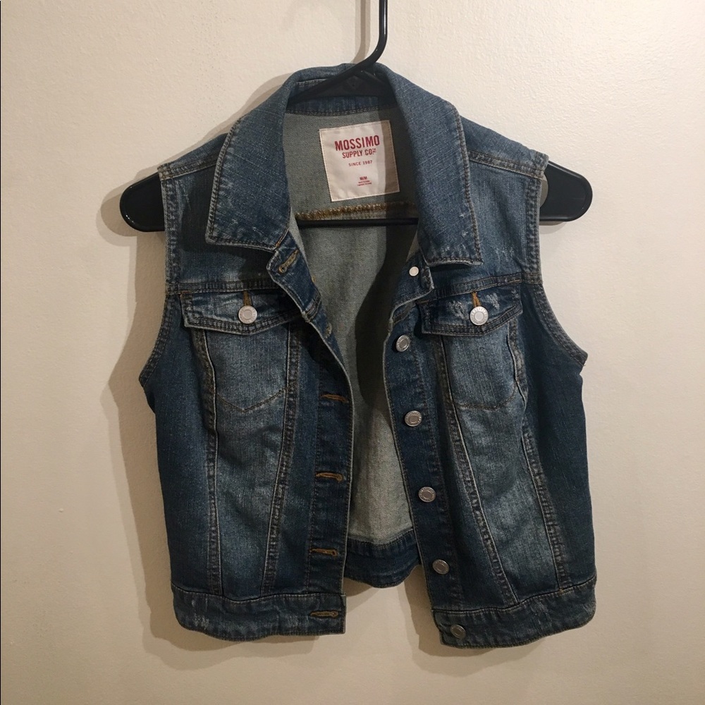 Mossimo jean jacket vest