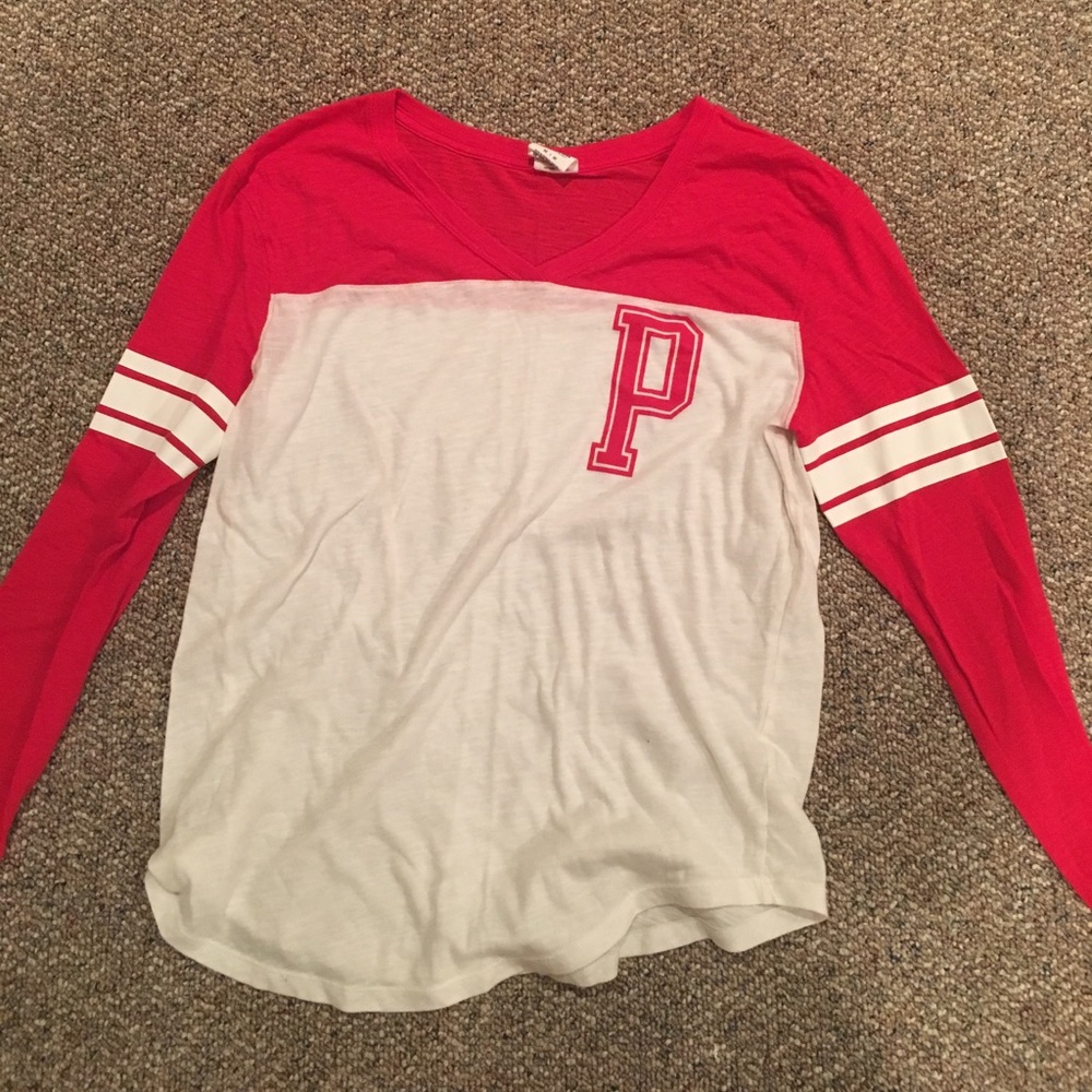 Pink long sleeve shirt