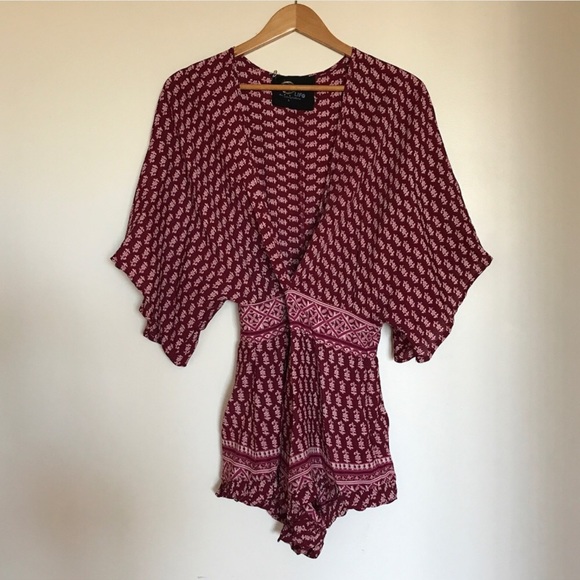 Blue life geisha house play suit - Picture 2 of 2