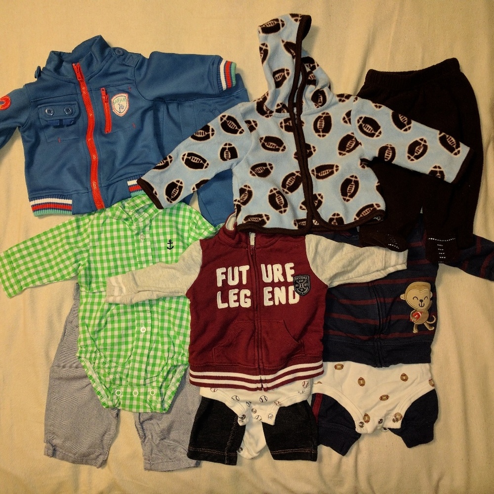 Lot of 5 Boys Fall/Winter Outfits