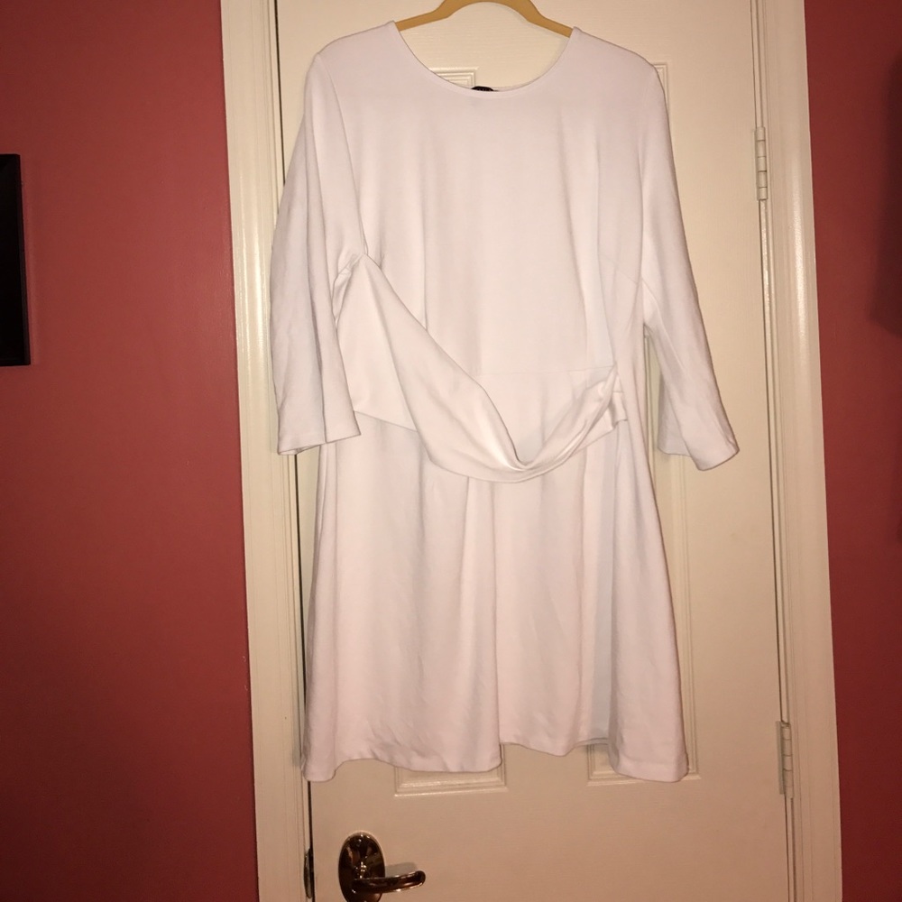 Eloquii twist front tunic top