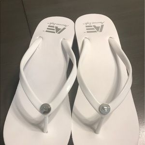 White sandals!