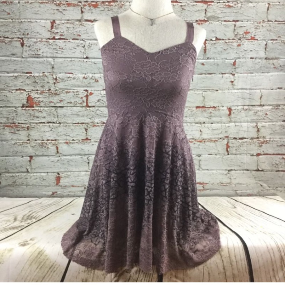 Purple lace free people dress